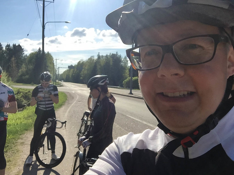 Porvoon lenkillä selfie